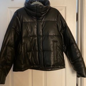 Abercrombie (womens) mini black puffer